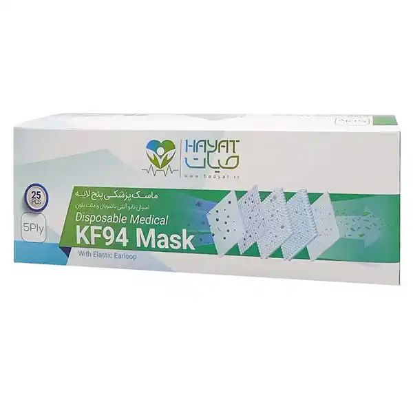 خرید ماسک پزشکی 5 لایه KF94